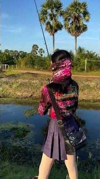 1 วันตกปลาช่อนข้างทาง กับ น้องข้าวหอมคอนเฟิร์ม ค่ะน้า #ตกปลา #fishing #fishinglife #fishinggirl