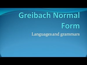 Greibach Normal Form-How to convert Context Free Grammar into GNF? Explained with a suitable example