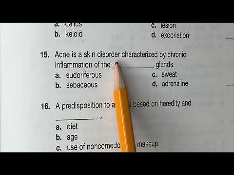 Cosmetology Written Exam Review Chapter 8 Skin Disorders & Disease