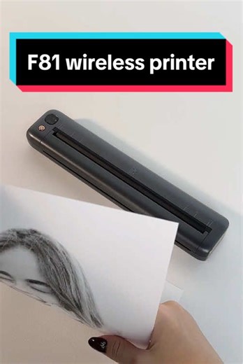 Owners of small desktops! No need to go out and find a printing shop anymore…#wirelessprinter #portableprinter #inklessprinter #miniprinter #fyp