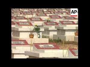 VIETNAM: CU CHI: VIETNAM WAR ANNIVERSARY: GRAVES