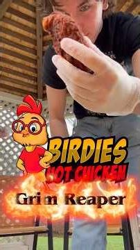 Birdies Hot Chicken from Brockton Massachusetts, Grim Reaper Tender Challenge!
