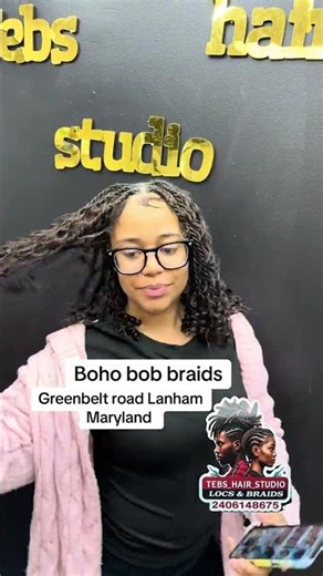Boho bob braids #braids #hairstyle
