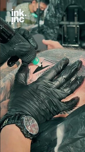 Neck and Chest Tattoo | Sacred Geometry Blackwork Design for Men #tattoo #blackworktattoo