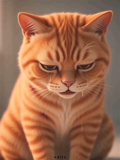 A blue fish and cat fight together#kids #animation #fun #cat #fish