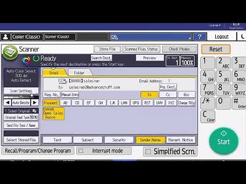 Hướng dẫn Cách scan tài liệu bằng máy photocopy Ricoh