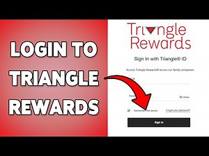 How To Login To Triangle Rewards | Sign In To Your Canadian Tire Loyalty Account 2025