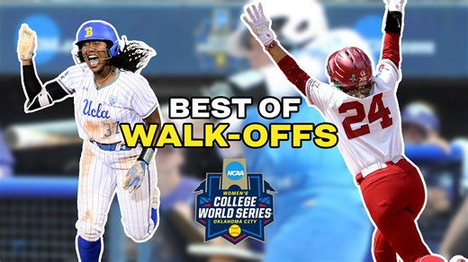 69K views · 1.4K reactions | Nothing but walk-offs  Relive some of the most clutch softball walk-off moments and rallies since 1992 at the Women's College World Series. #WCWS | NCAA Softball | Facebook