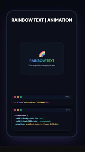 Interactive Animated Gradient Text 🌈