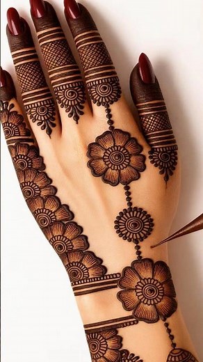 Stylish mehndi design #mehndi #shorts#reel#reels#new#simple#shortsfeed