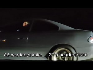 LS2 Corvette vs LS1 GTO 40 Roll in Mexico!