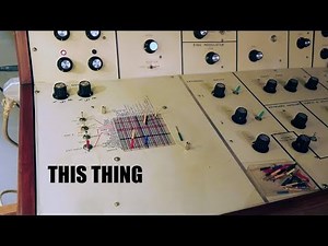 Putting pins in the patch matrix of the RIGGYSYNTHI