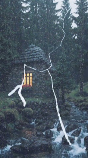 Thunderstorm for deep relaxation #asmr #sleepsounds #rain #storm #sleepmusic #meditation #thunder