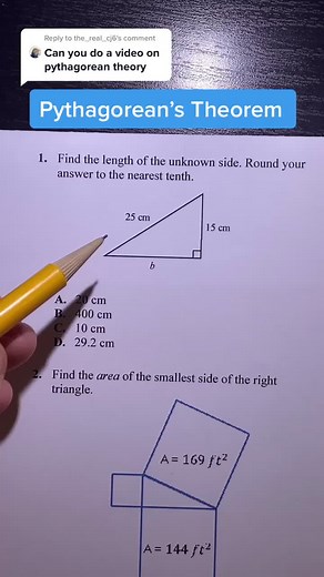 Exploring Mathematical Concepts in Depth with Pythagorean's Theorem