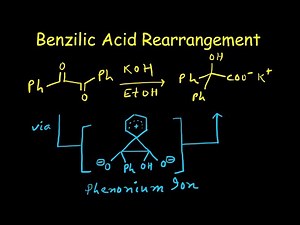 Benzilic Acid Rearrangement | Mechanism | Benzil | Phenonium Ion | (1,2-shift) Organic Chemistry