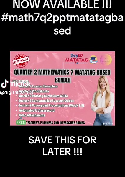 Quarter 2 Mathematics 7 PowerPoint Presentations Available