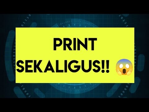 1 Klik! Cara Print Banyak File Excel, Word, PDF Sekaligus di Windows
