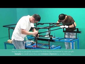 Assemble the Tri-fold sofa bed sofa sleeper mechanism 2021(fix the high shipment cost).