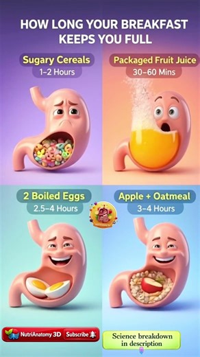 Why Your Breakfast Leaves You Hungry Just 1 Hour Later! 😱