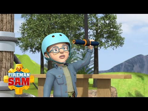 Norman takes the zip-line! | Fireman Sam Official | Cartoons for Kids