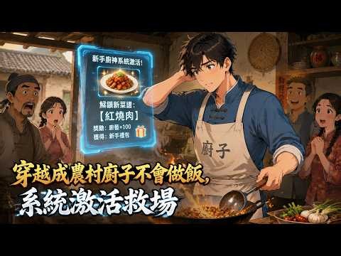 【都市】穿越成農村廚子不會做飯，系統激活救場。從零到廚神，只差一個系統激活的距離#系统 #小说推荐 #穿越 #美食#種田