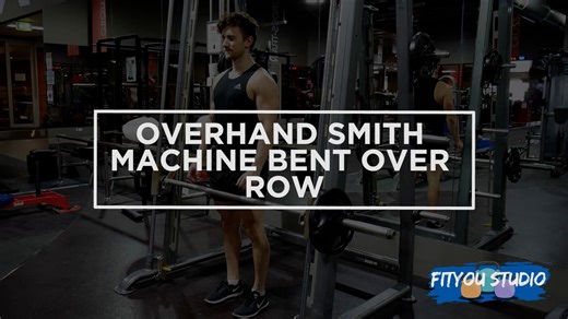 Overhand Smith Machine Bent Over Row