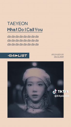 TAEYEON's 4th 'What Do I Call You' Release Anniversary | Kpop MV