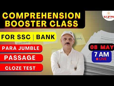 Master Comprehension Tricks for SSC CGL & Banking Exams 04 May 2026 | Daily Classes with Ajit Sir