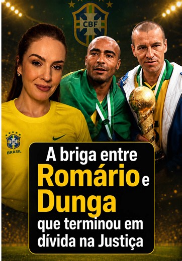 Briga Romário e Dunga: dívida na Justiça | Processo seleção brasileira