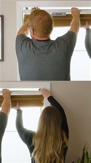 How to Install Boutique Serenity Natural Woven Shades in 30 Seconds #diy #home #howto #shades