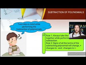 TEACHING DEMONSTRATION (Adding and Subtracting Polynomials)