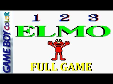 Sesame Street: Elmo's 123s (Game Boy Color) - Full Game 1080p60 HD Walkthrough - No Commentary