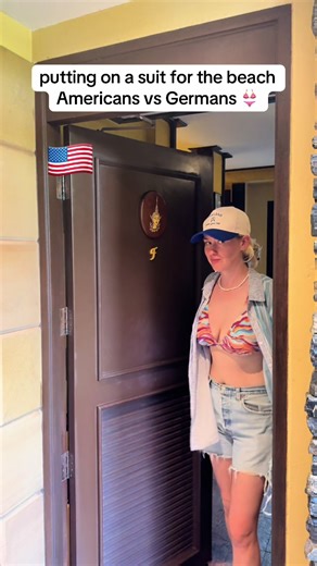 Which one are you? #germanamerican #germanyvsusa #culturaldifferences #beach #strand