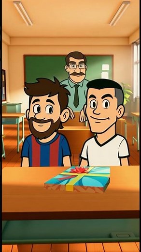 The Gift Box Exploded and Turned the Teacher BLUE!