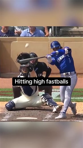 MLB veteran Brian O’Grady explains the approach to hitting high fastballs and why hitters struggle so much with them. #mlb #baseball #hitting #swing #fyp