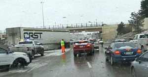 Interstate 25 northbound reopens in Denver Tech Center after semi cleared