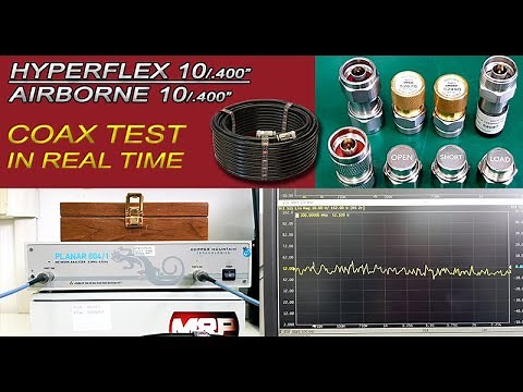 Professionally Testing Coax in Real Time | Attenuation, Impedance, Return Loss, Velocity Factor...