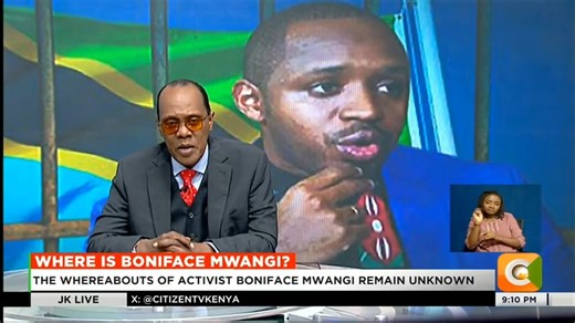 Where Is Boniface Mwangi? The whereabouts of activist Boniface Mwangi remain unknown Mwangi’s family files complaints with Tanzania High Commission Family urges Kenyan and Tanzanian authorities to bring back Mwangi Mwangi was arrested and detained in Tanzania, facing deportation #JKLive Jeff Koinange | Citizen TV Kenya