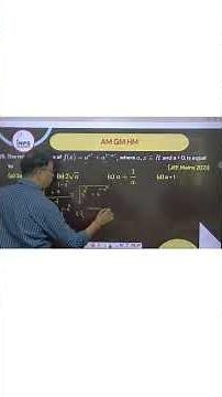 JEE Main Must-Do PYQ | AM-GM-HM Inequality INPS Classes