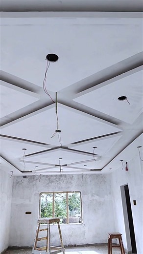 Master bedroom ceiling new creative design painting #shorts #painting #interiordesign #work #design