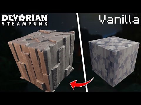 Minecraft RTX - Devorian SteamPunk Resource Pack For 1.17.1 [1080p 60fps]