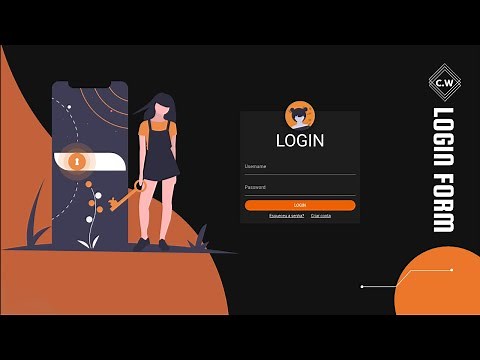 Responsive login form using quasar framework