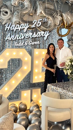 114K views · 1.9K reactions | Celebrating our owner Todd Graves and his wife Gwen’s silver anniversary. Happy 25 years! | Raising Cane's | Facebook