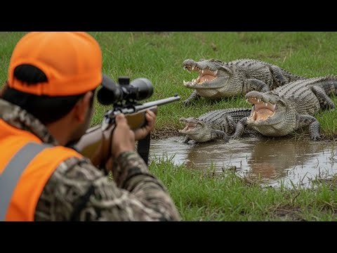 Giant Alligator Invasion – How Americans Fight to Protect Their Homes | Wild Boar Hunting
