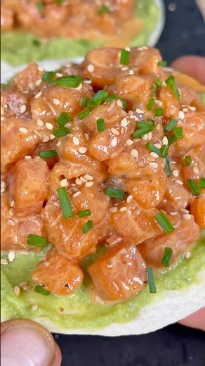 🔥 CRISPY SALMON TARTARE 🔥