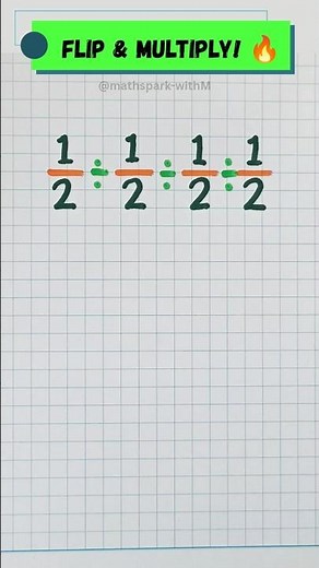 Do You Know This Fraction Rule? 👀 #math #maths #mathstricks