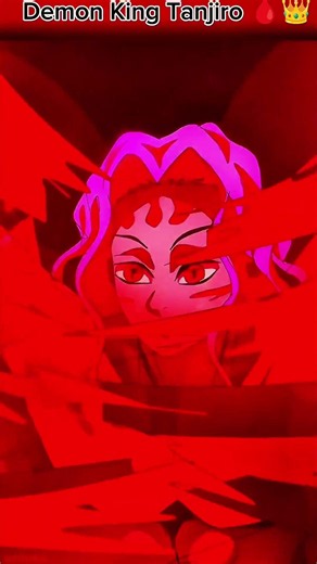 Demon King Tanjiro 👑🔥 #anime #muzan