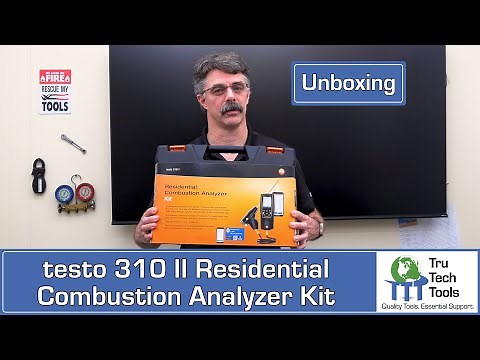Unboxing the testo 310 II Residential Combustion Analyzer Kit with Configurable Display & Smart App