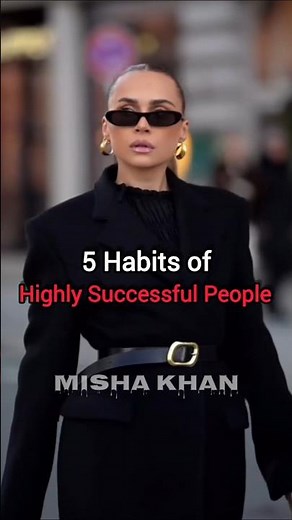 5 Life-Changing Habits of Highly Successful People 🏆 #SuccessMindset #DailyRoutine #ProductivityTips