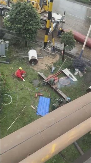 Hydraulic tapping machine! Pipeline construction!#pipelining #machine